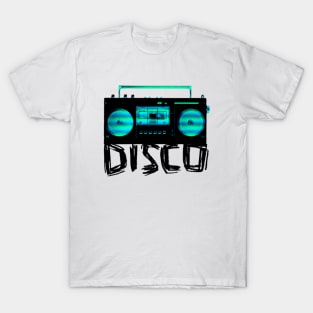 Music Vintage Disco Radio for Disco Party T-Shirt